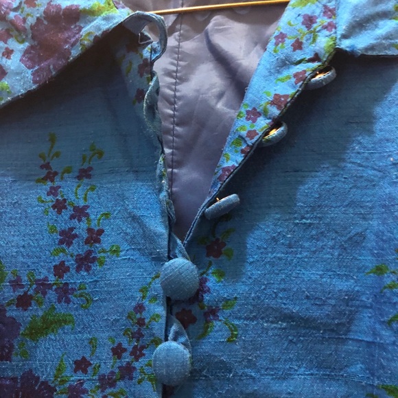 Vintage silk dress - Picture 4 of 6